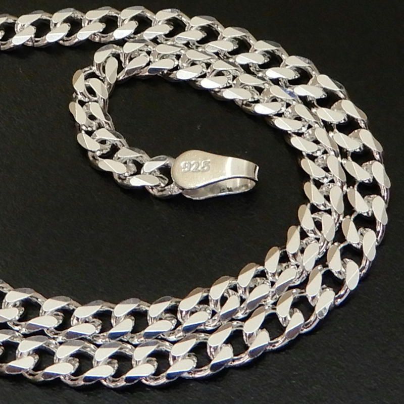 シルバー925ヴィンテージ ネックレス アンカーチェーン 60cm amp japan