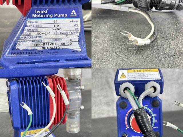 電磁定量ポンプ IWAKI イワキポンプ EHN-B11VC1R-55-20 Metering Pump 514169 HRDEVELOPMENT_JP