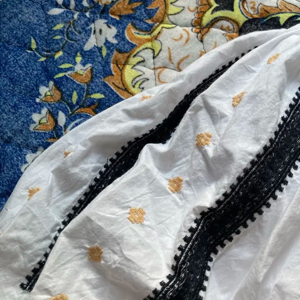 インド製 ジャーナルスタンダード relume 刺繍 パフ チュニック ブラウス WWW_MORNINGWALKER_COM