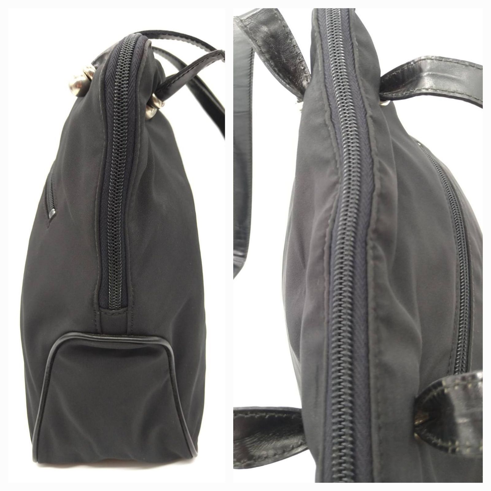 良品】LOEWE ロエベ ナイロン ショルダーバッグ ブラック