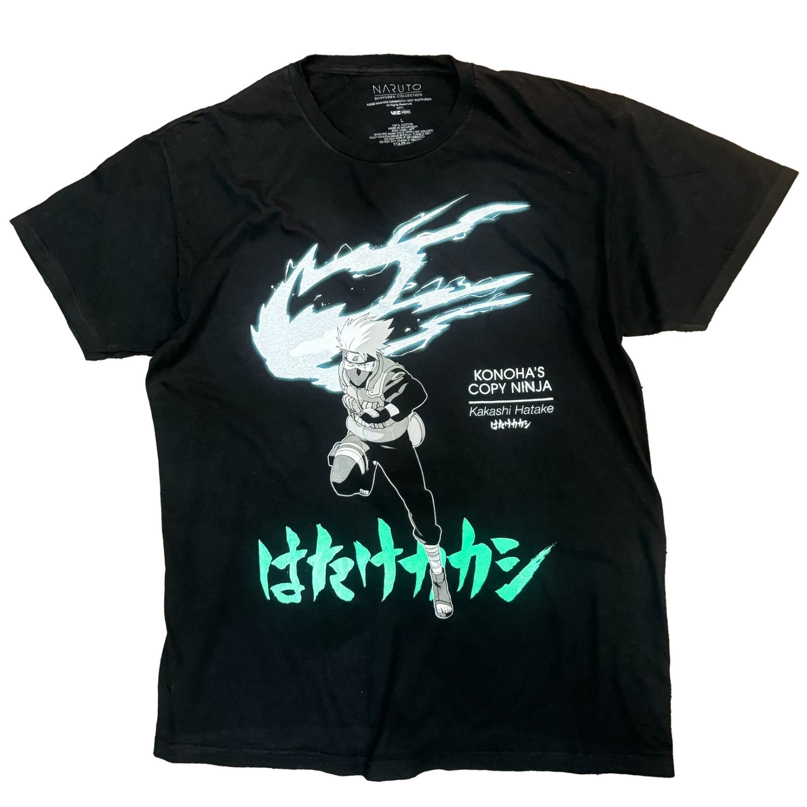 NARUTO》00s ナルト はたけ カカシ アニメ Tシャツ (Lサイズ