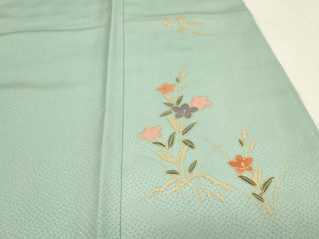 平和屋着物○訪問着 駒刺繍 鳳凰洋花文 金彩 正絹 逸品 DAAY5516ud