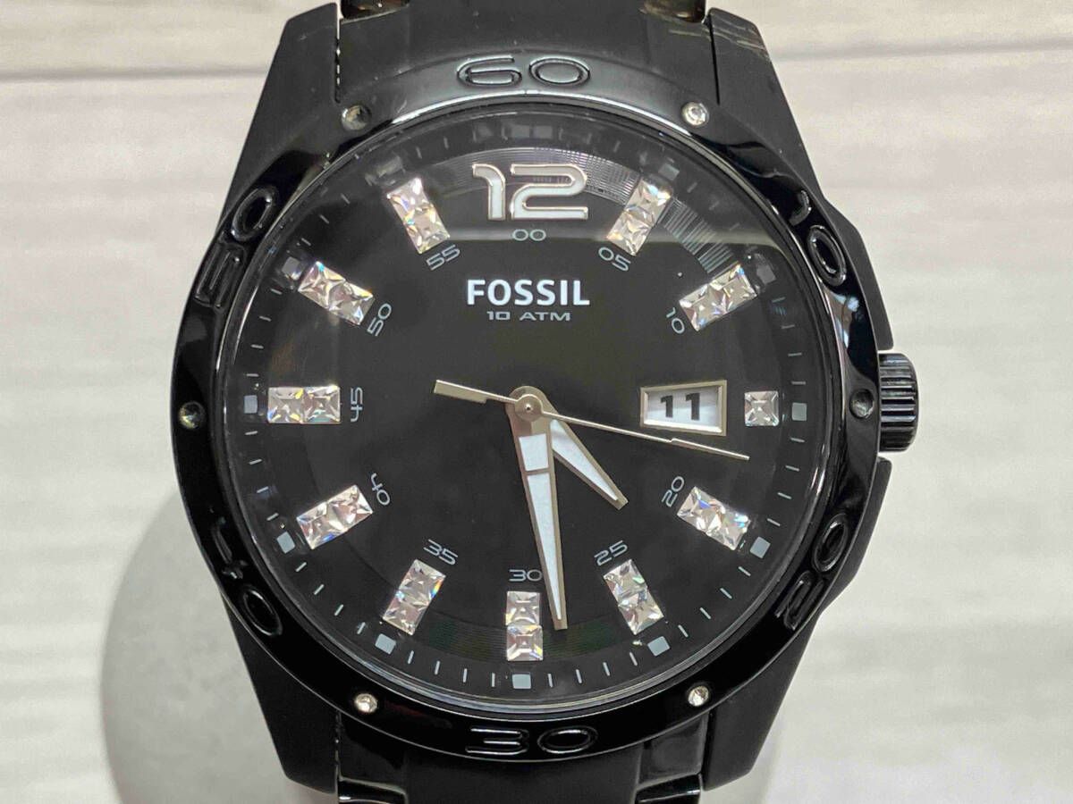 FOSSIL AM-4174 クォーツ ケースサイズ 4.1cm ベルト長さ 16cm 風防若干キズ