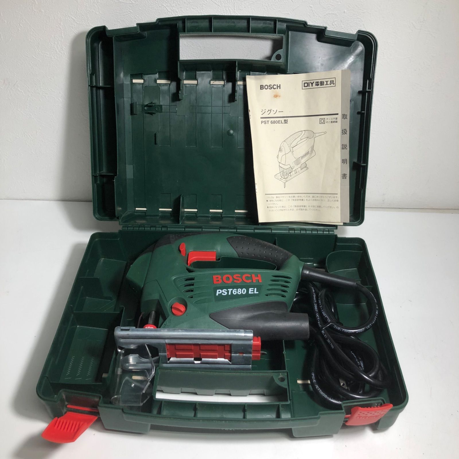 【 美品 】 BOSCH ジグソー PST680 EL レーザー 【 付属品あり 】 BOSCH PST680EL 電動ジグソー - THING MAKING UNLIMITED