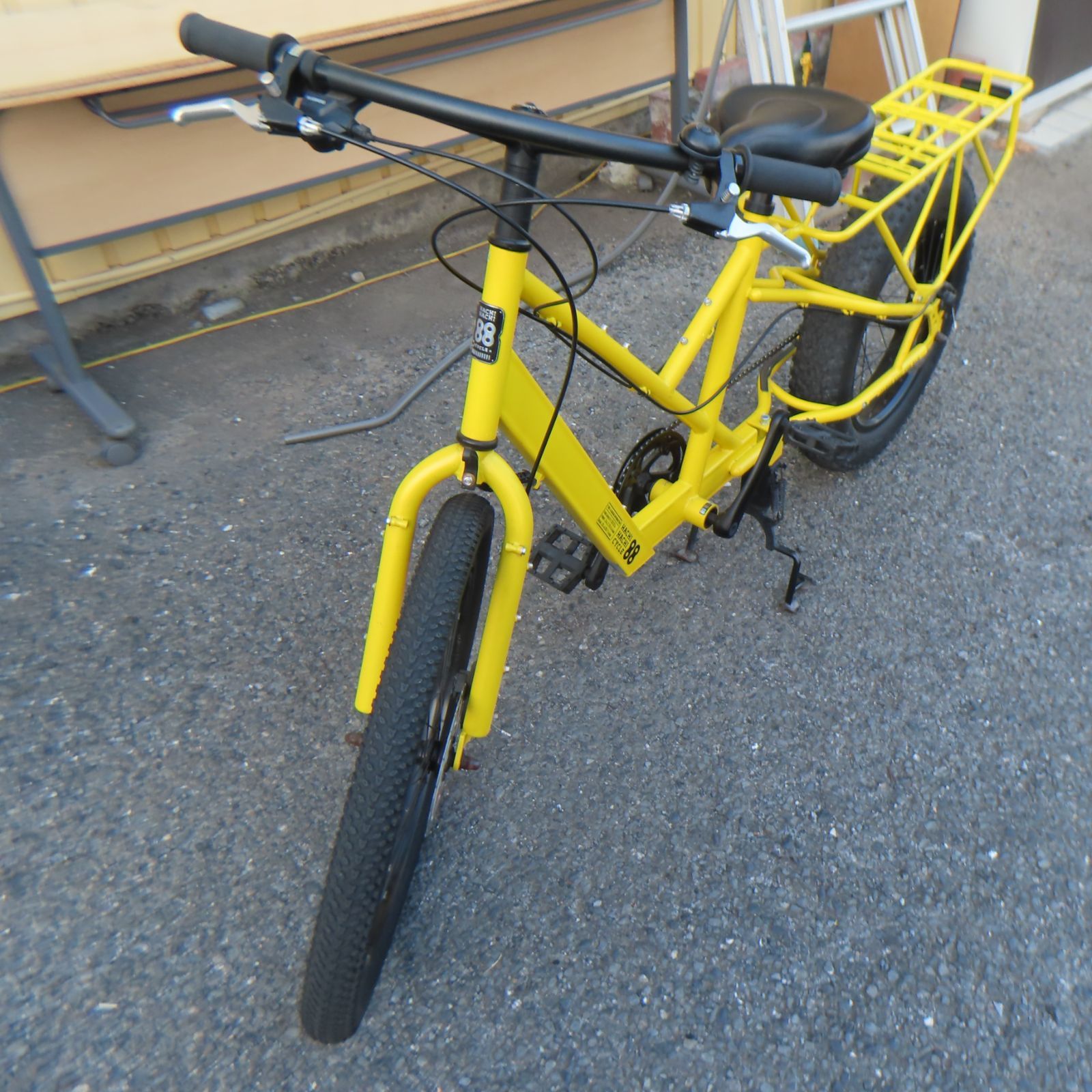 20インチ 88CYCLE ハチハチサイクル モンスターイエロー パパチャリ 自転車 C4-111