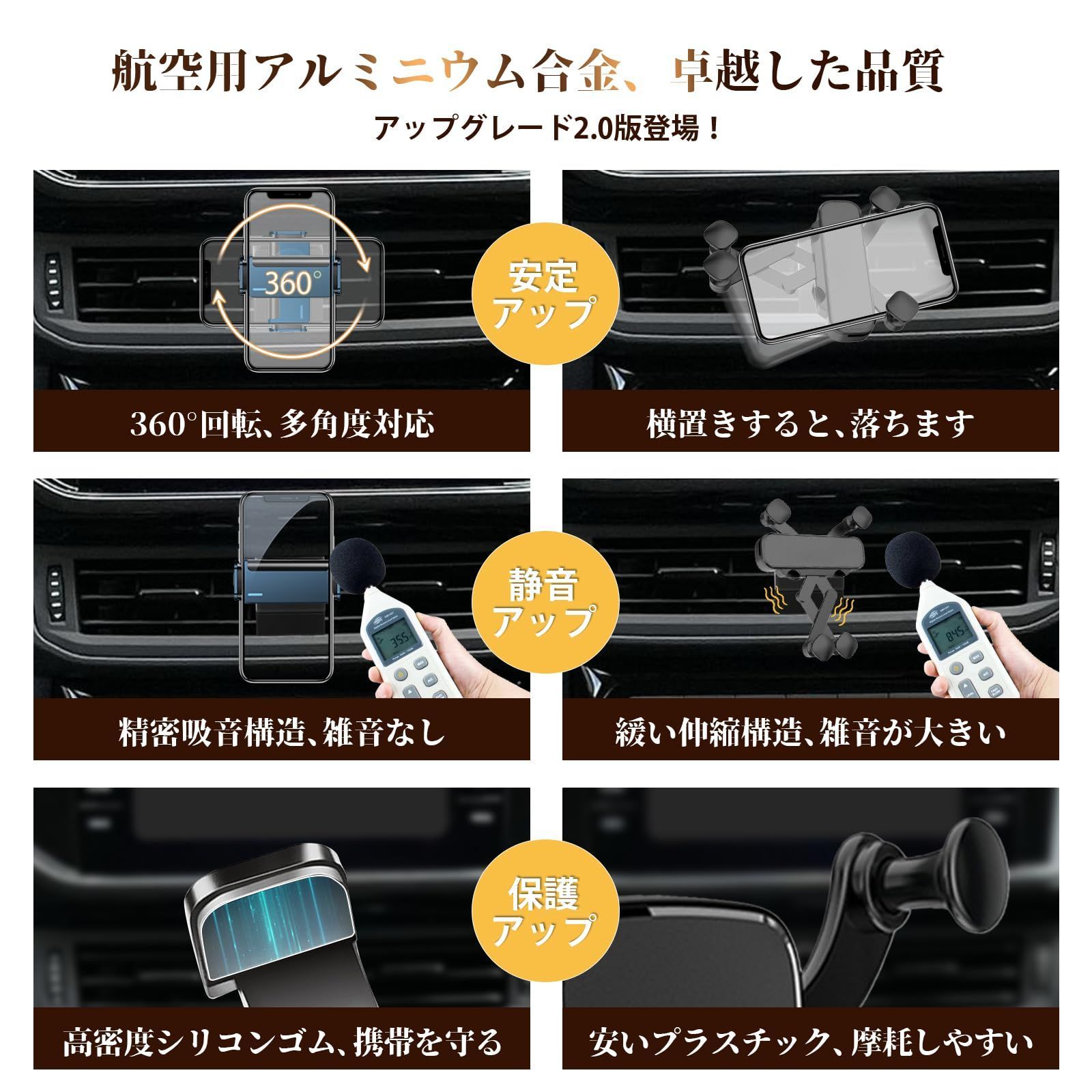 LUWU フォルクスワーゲン ポロ aw スマホホルダー T-CROSS スマホホルダー フォルクスワーゲン ポロ アクセサリー スマホホルダー用  ポロ スマホスタンド 車載ホルダー カーマウント 携帯電話マウント 電動型 車載スマホホルダー 安定 - メルカリ