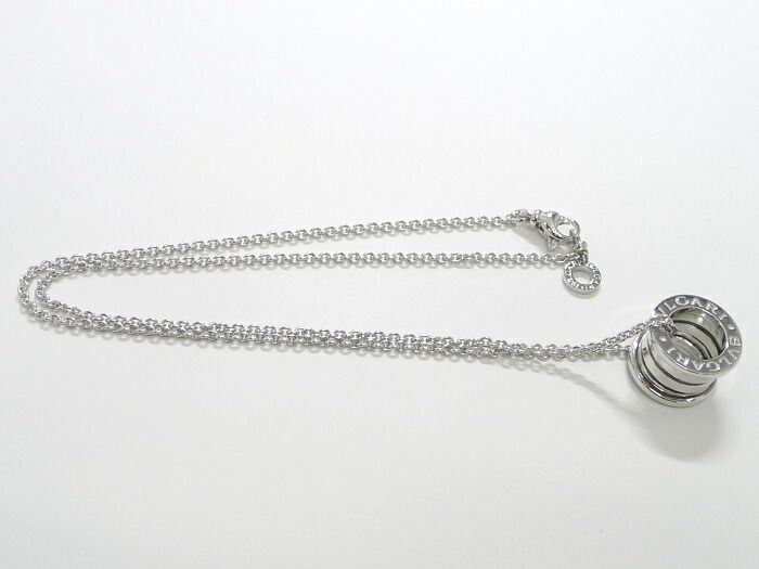 BVLGARI ビーゼロワン ネックレス 750WG K18WG ホワイトゴールド