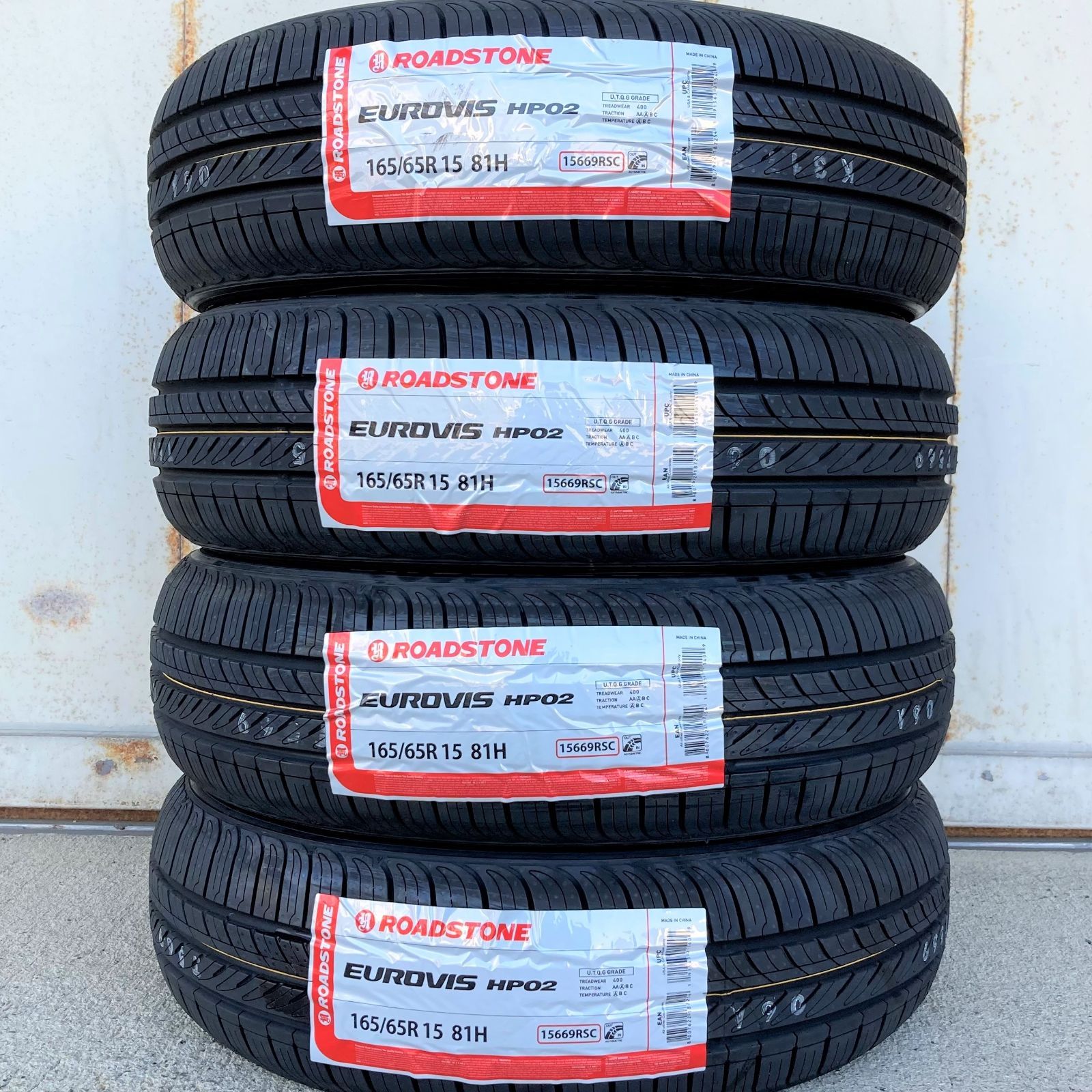 新品 サマータイヤ 4本セット 165/65R15 ロードストーン