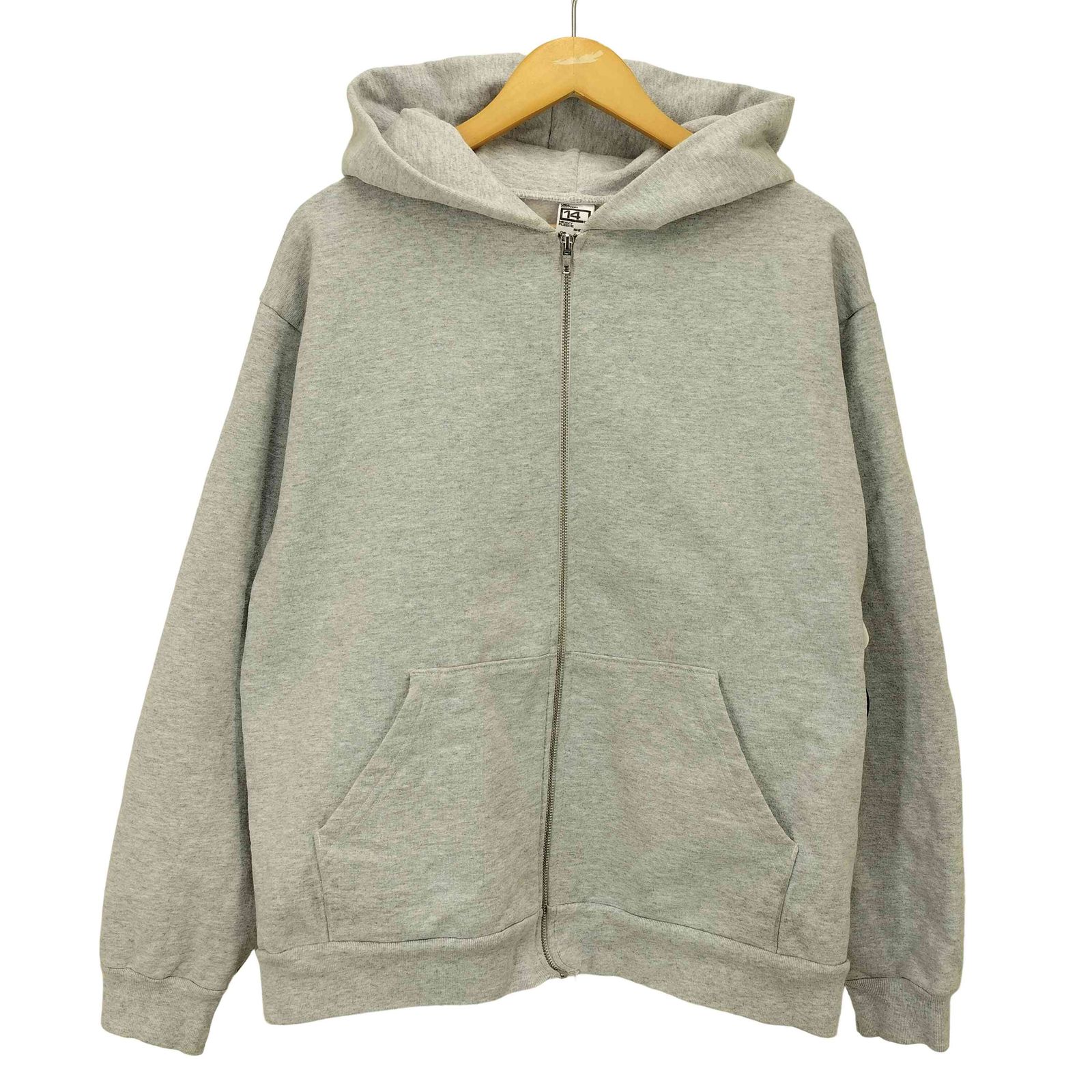 ロサンゼルスアパレル Los Angeles Apparel 14OZ Heavy Fleece Zip up Hoodie コットン ヘビーウェイト ジップアップ パーカー メンズ import：M 