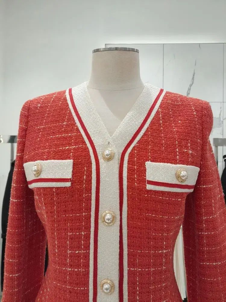 ツイード ワンピース