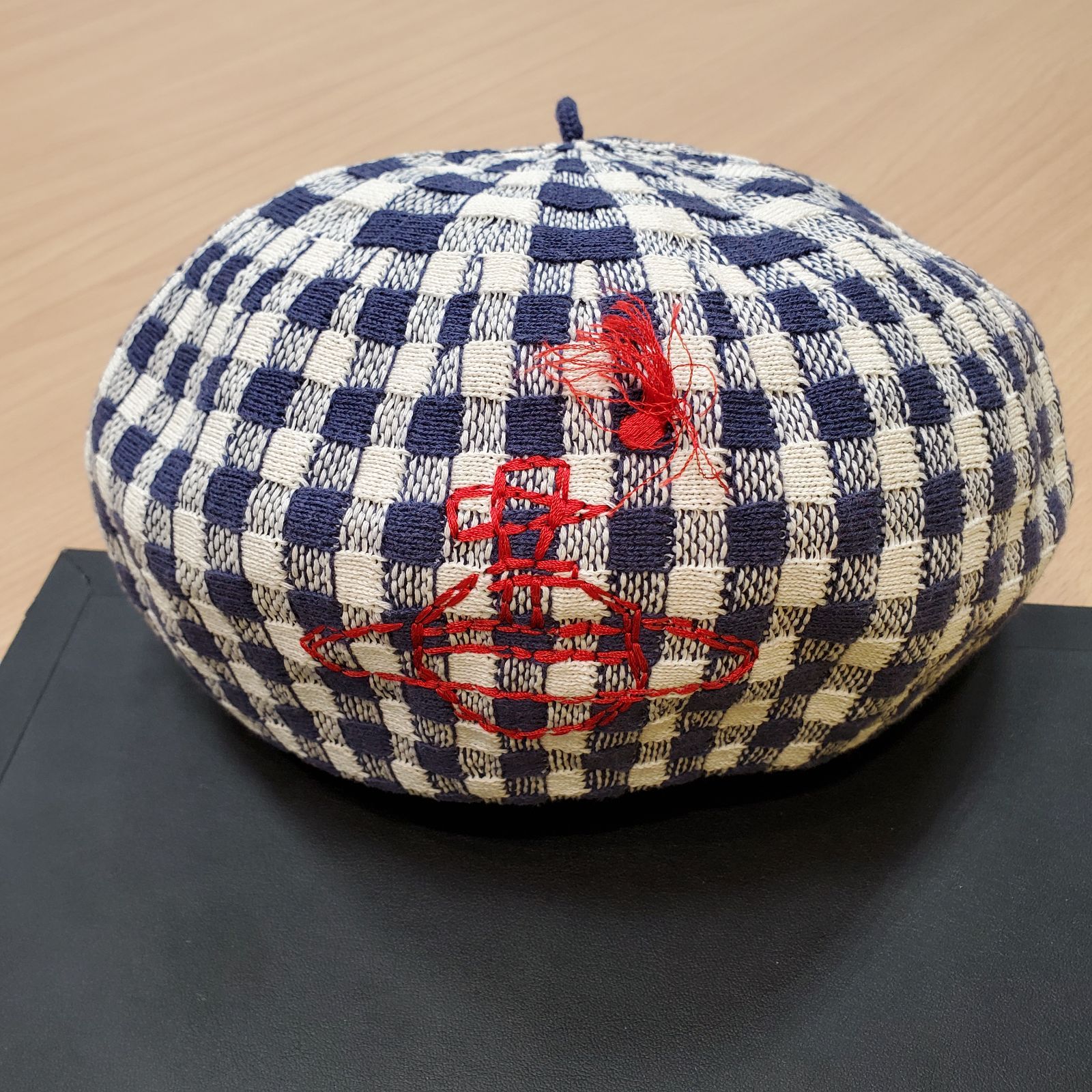 【emiさま】Vivienne Westwood チェック柄 ベレー帽 emiさま】Vivienne Westwood チェック柄 ベレー帽
