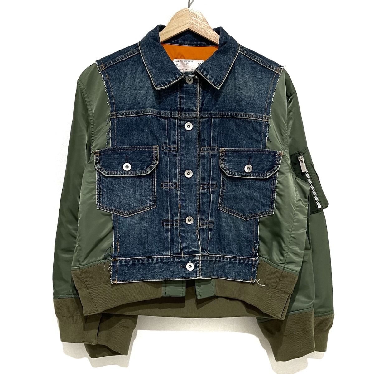 Sacai(サカイ) Gジャン サイズ2 M レディース - 22-06198