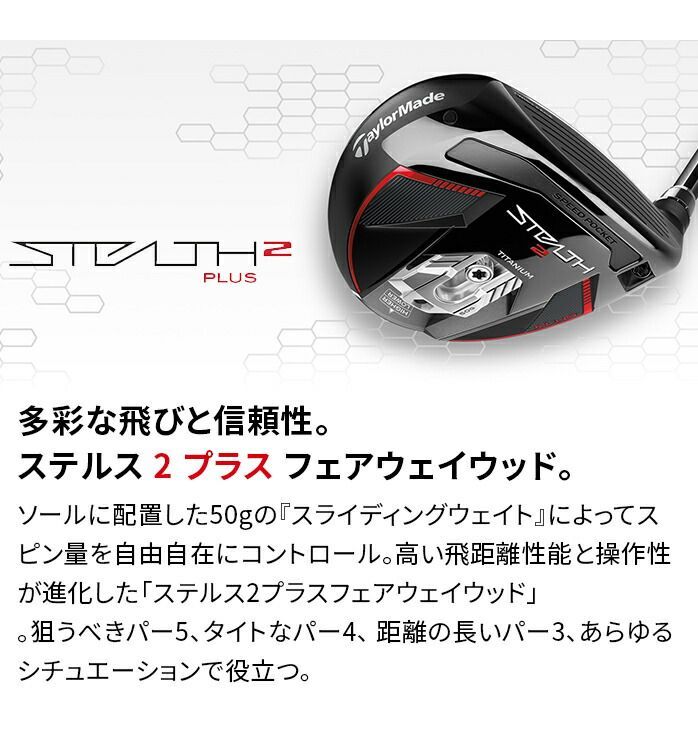 Taylor Made GOLF STEALTH2 + PLUS フェアウェイ ウッド Diamana