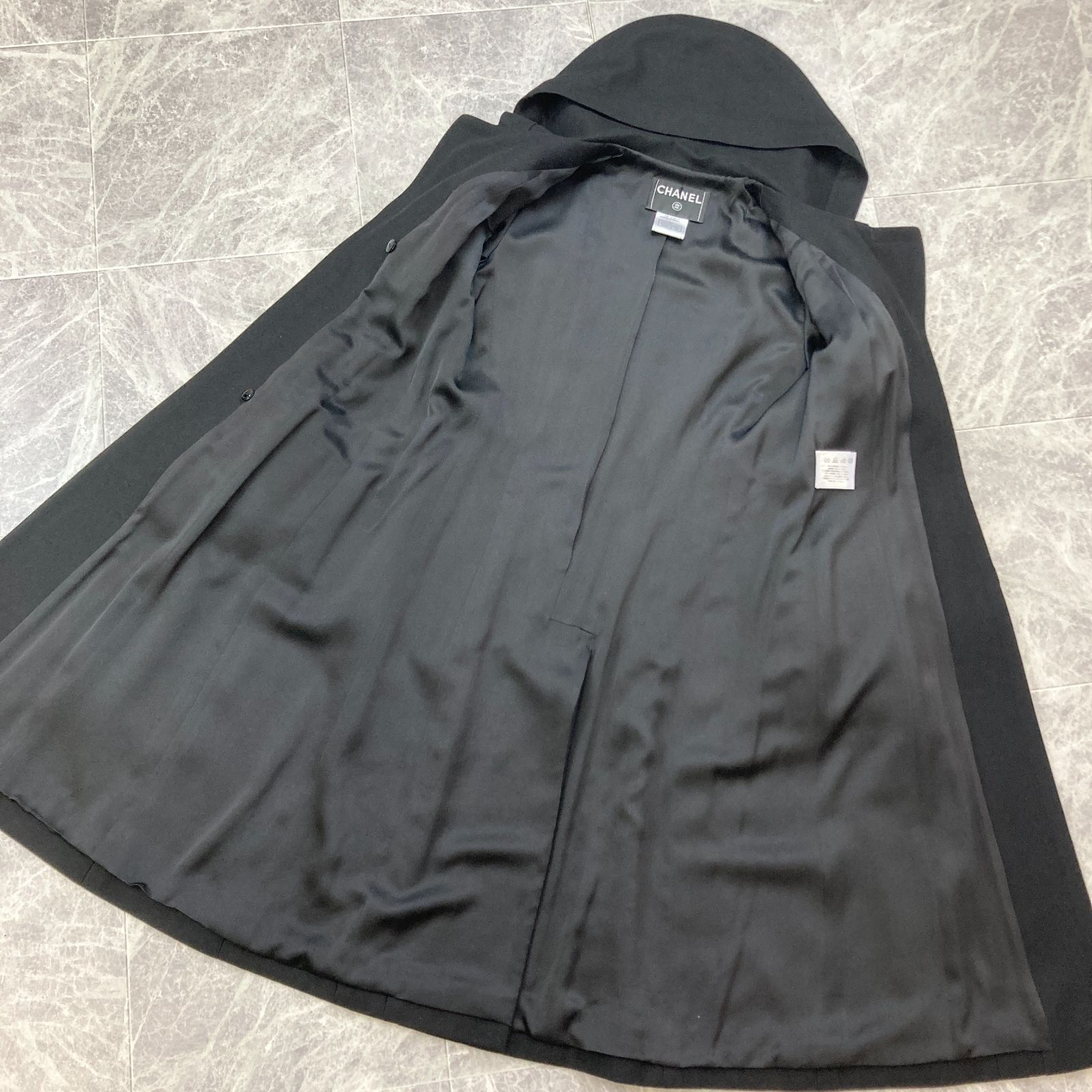 ロングコート ブラック