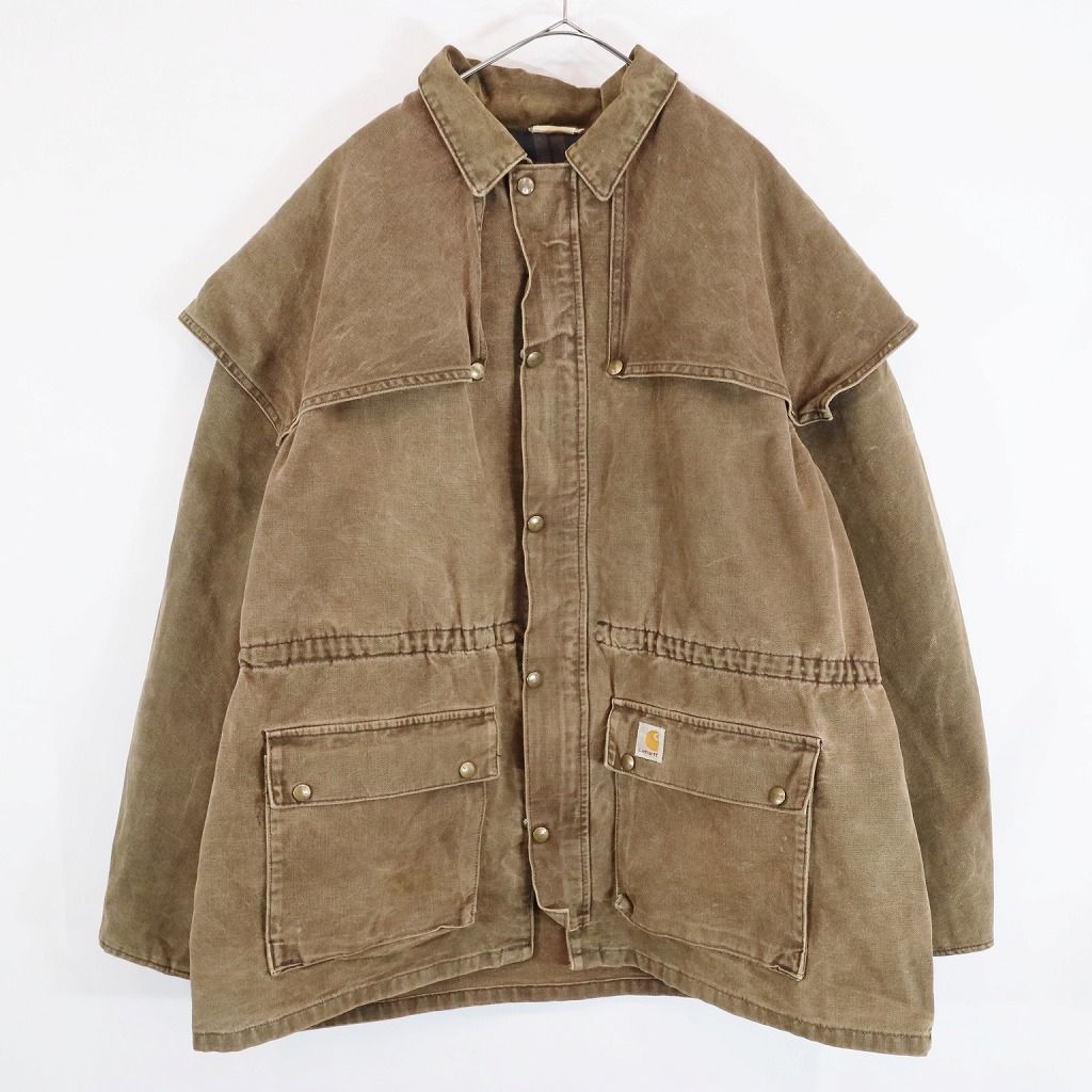 90年代 USA製 Carhartt カーハート アンブレラケープジャケット ワーク