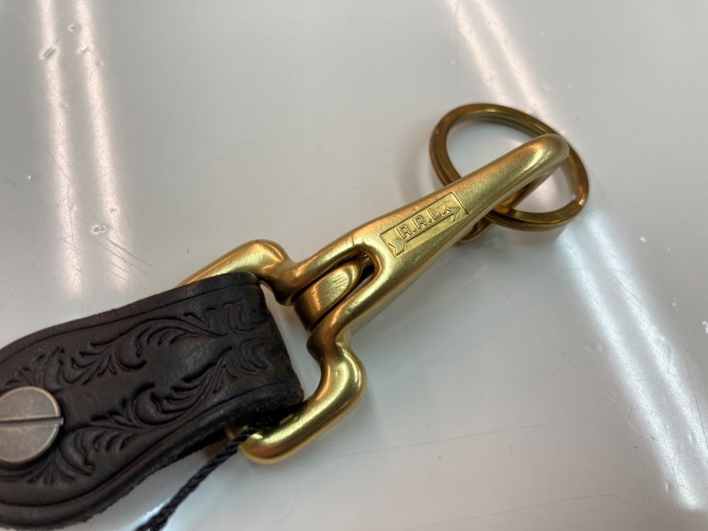 RRL RALPHLAUREN ダブルアールエル　レザーキーボルダー キーリング 三越伊勢丹 | DOUBLE RL RALPH LAUREN/ダブル アール エル