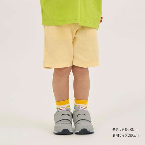 ミキハウス mikihouse パイル 5分丈 パンツ 120 ライトグリーン