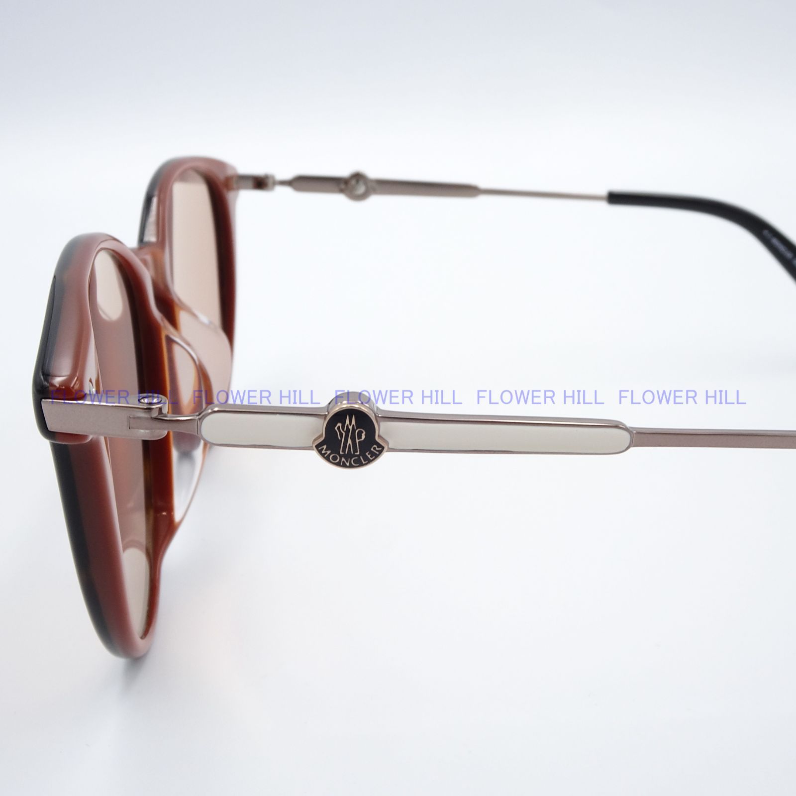 MONCLER モンクレール サングラス ハバナ・パールオレンジ アジアン  