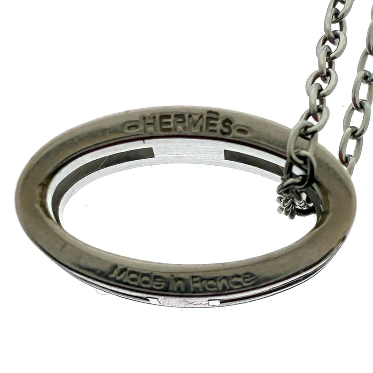 エルメス HERMES ネックレス ポップH ポップアッシュ オレンジ