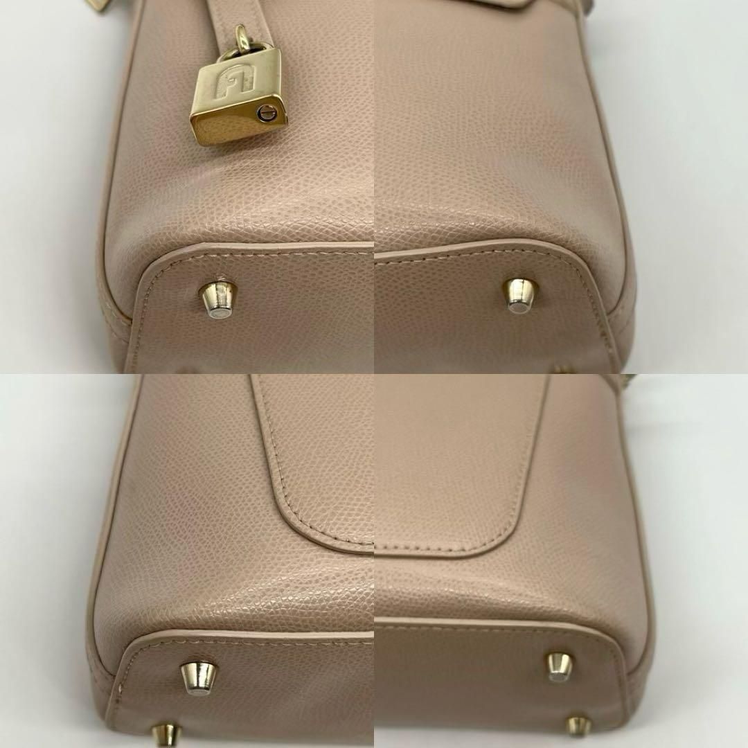 【美品】FURLA PIPER ハンドバッグ 2way ドーム型 ベージュ 美品】FURLA PIPER ハンドバッグ 2way ドーム型 ベージュ - メルカリ