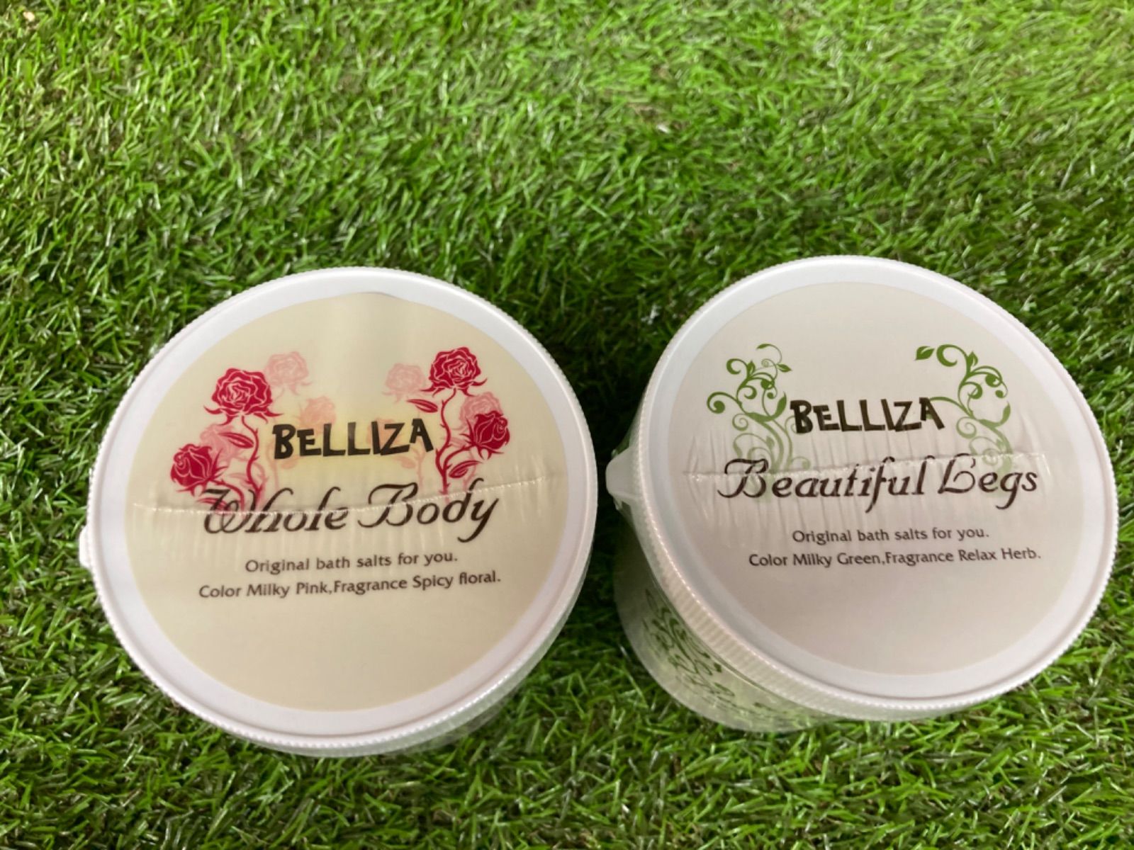 未開封2点】BELLIZA ベリザ バスソルト Whole Body & Beautiful Legs 