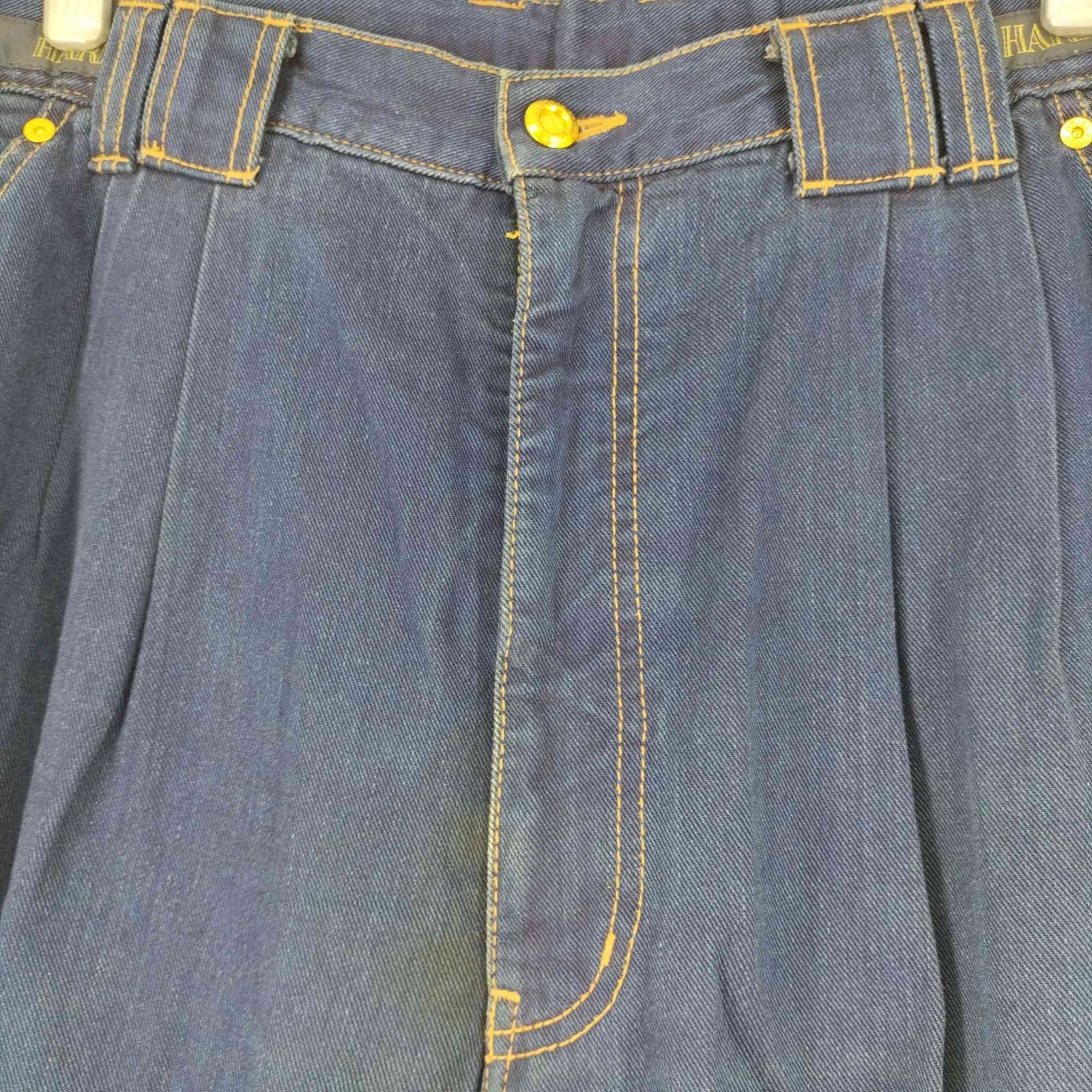 ハーディエイミス HARDY AMIES SPORT GOLF EMBROIDERY DENIM PANTS
