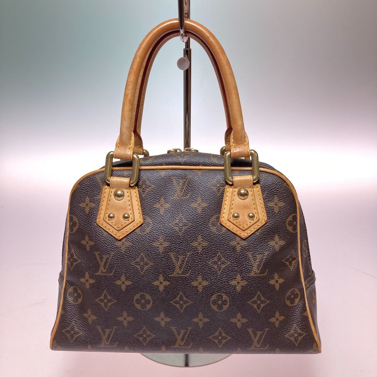 ◎◎LOUIS VUITTON ルイヴィトン モノグラム マンハッタンPM ハンドバッグ M40026 ブラウン - メルカリ