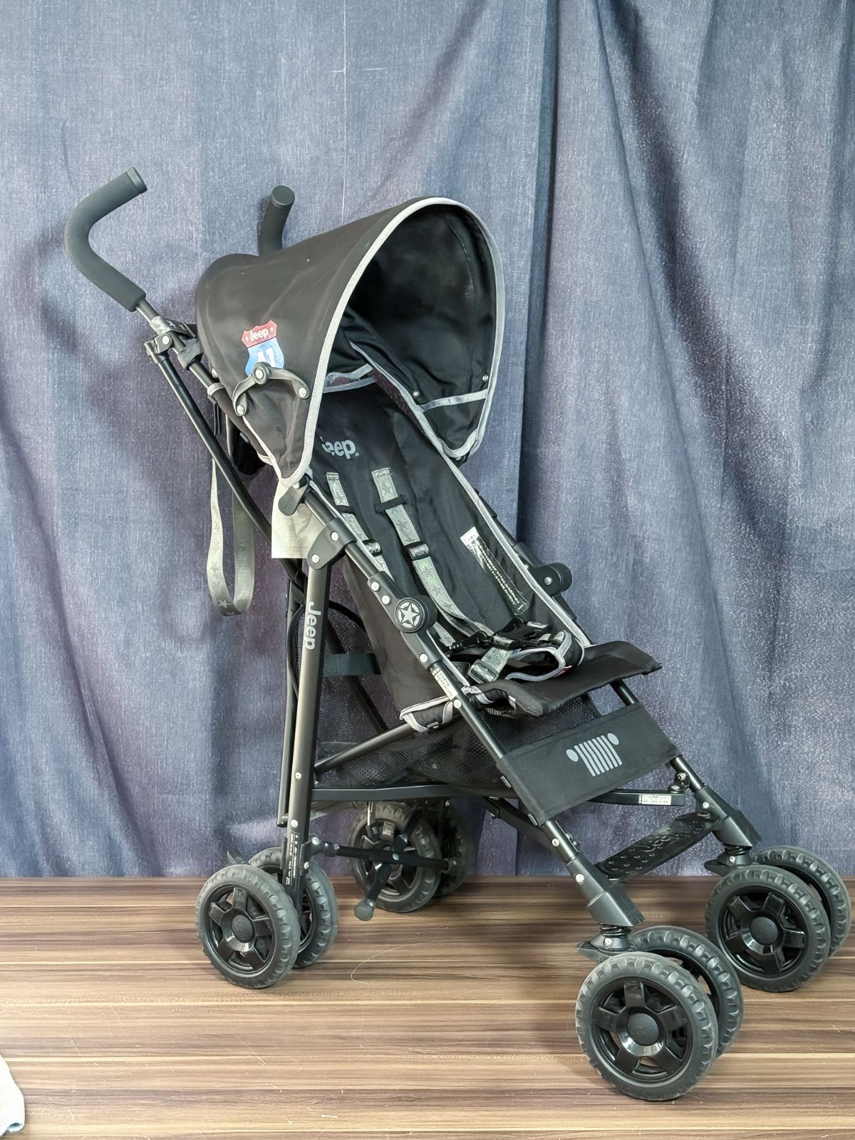 Jeep ベビーカー JBU-19058BKXGREY 折りたたみ式 軽量
