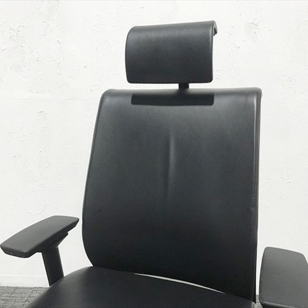 ヘッドレスト付 オフィスチェア