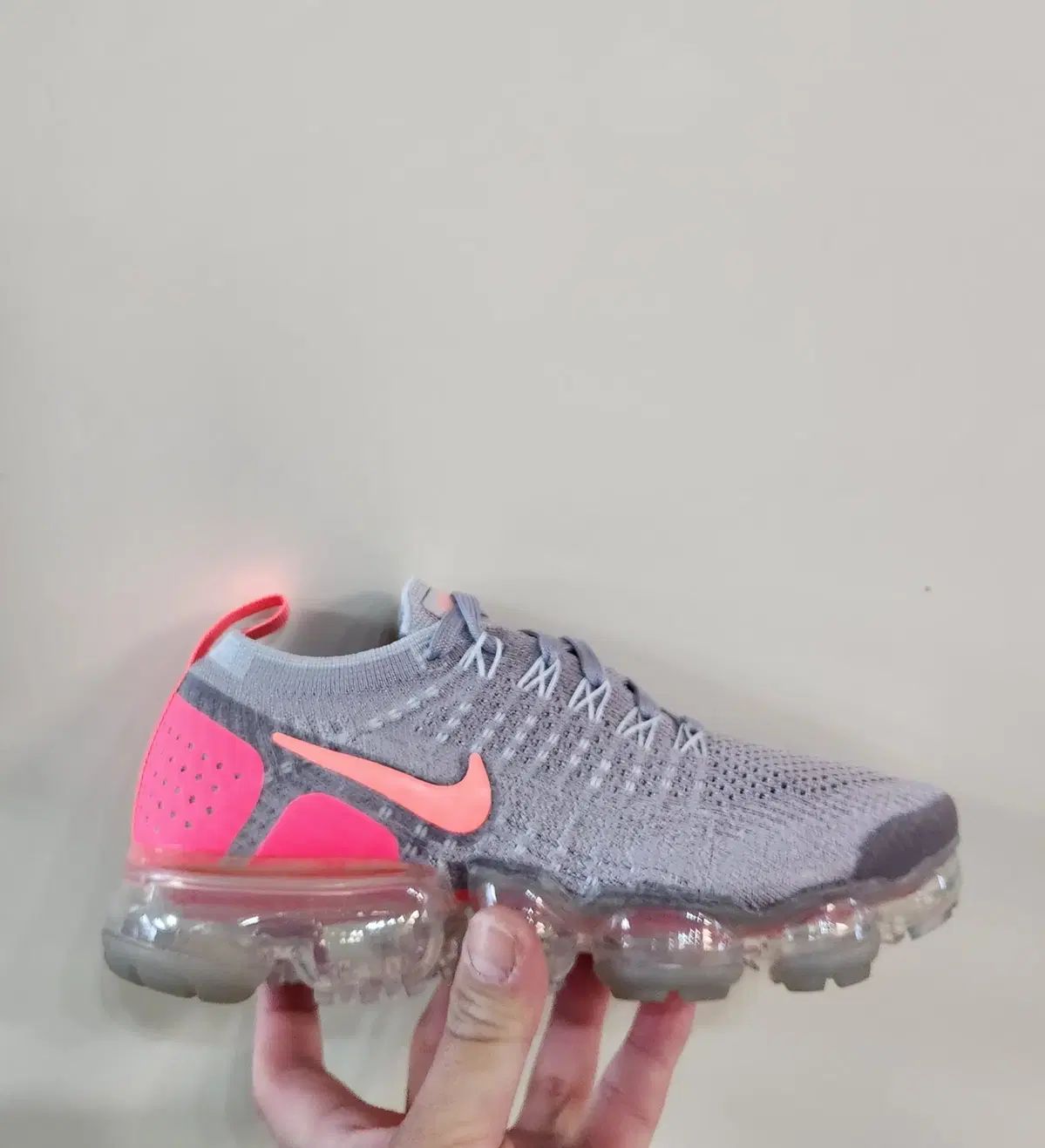230 NIKE(ナイキ) エア ヴェイパーマックス フライニット 2 グレーシルバークリムゾンピンク-ベストプライス