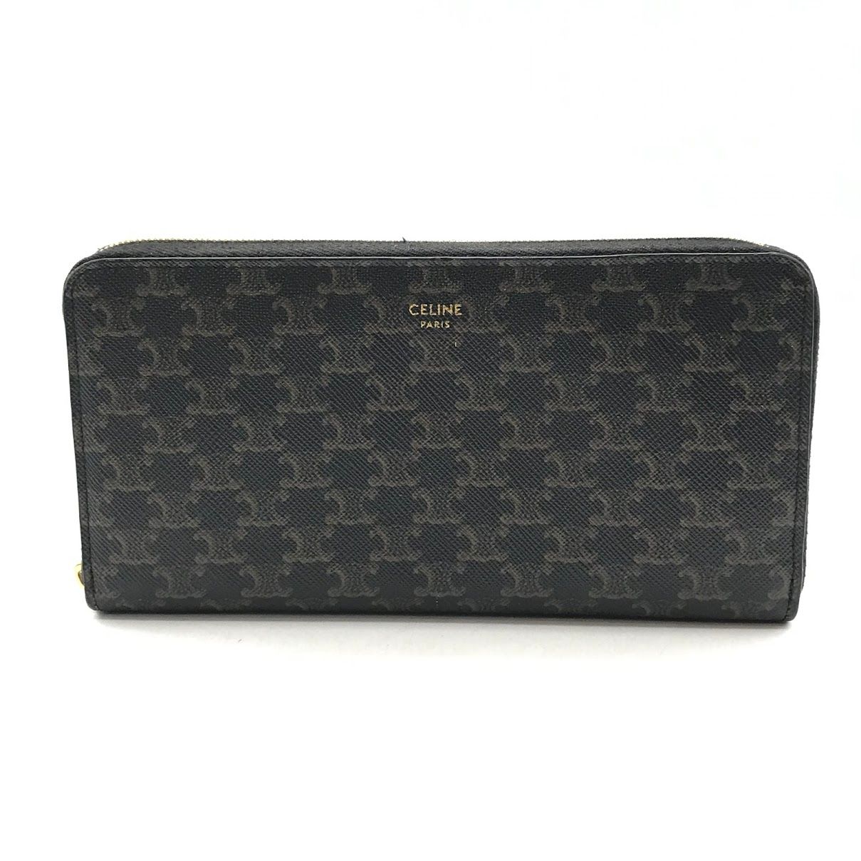 倉吉店】 中古 CELINE | セリーヌ 長財布 LARGE ZIP WALLET