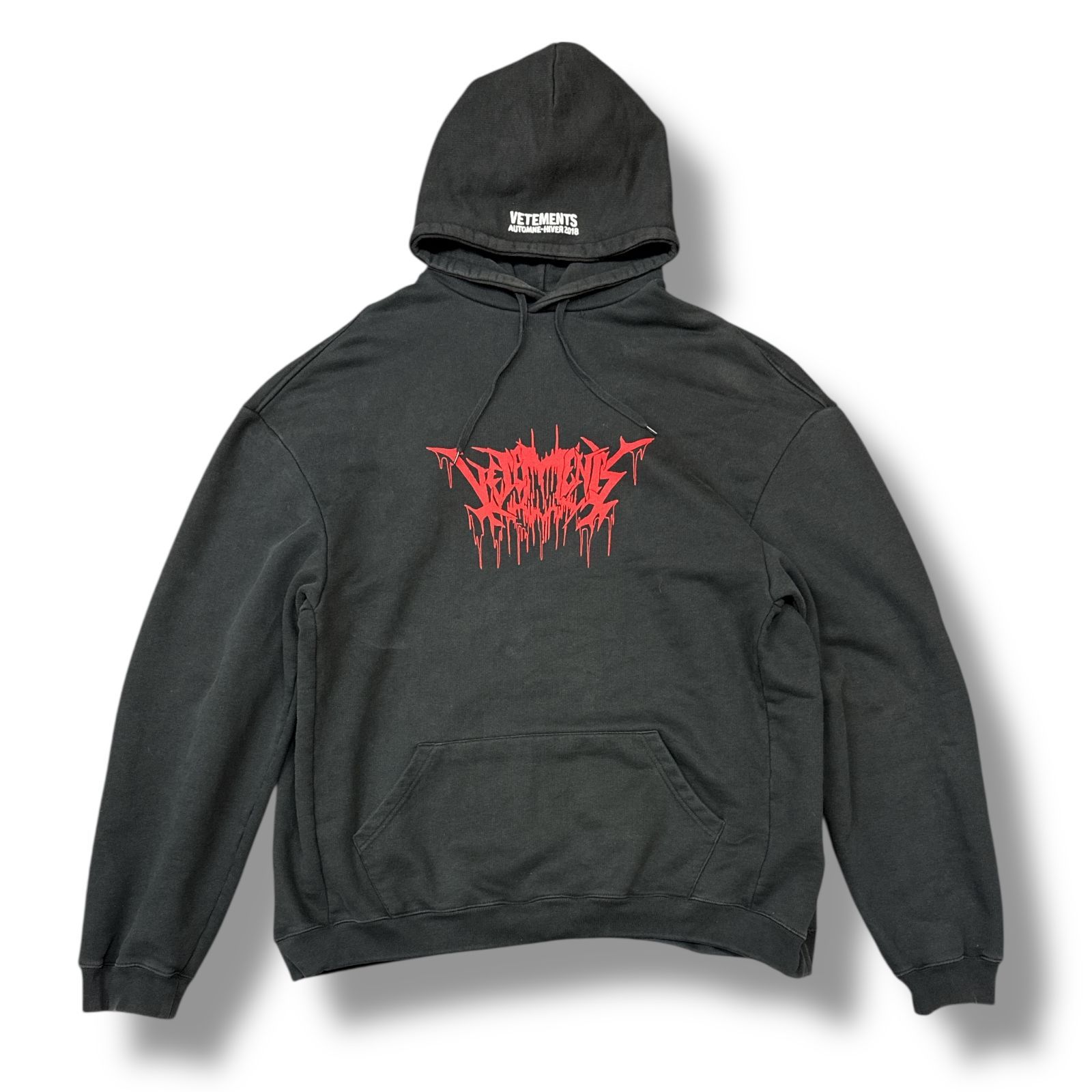 VETEMENTS 17AW Metal Logo Hoodie メタルロゴフーディー