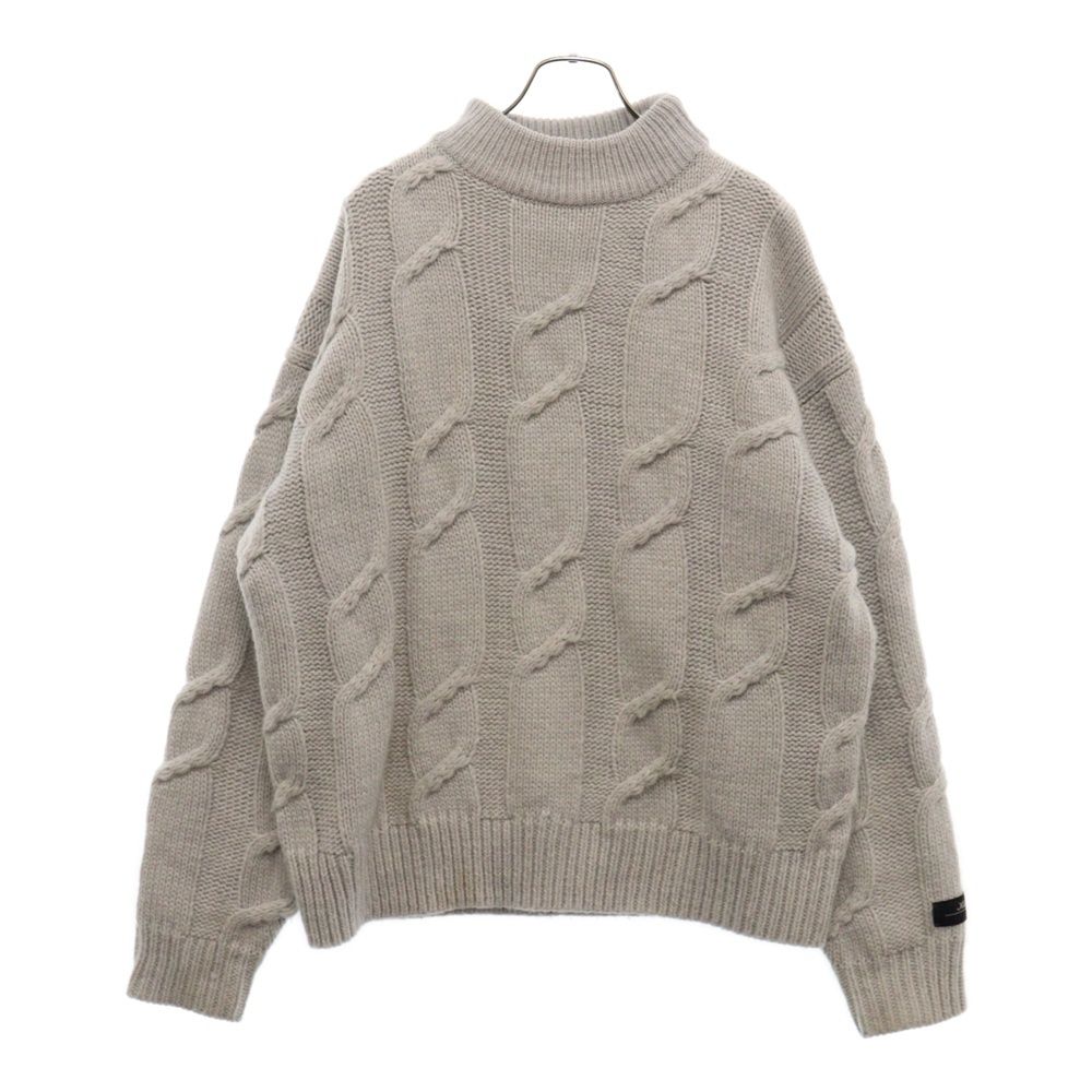 KITH kith ニット (キス) 23AW 売れ筋 クルーネックケーブルニット