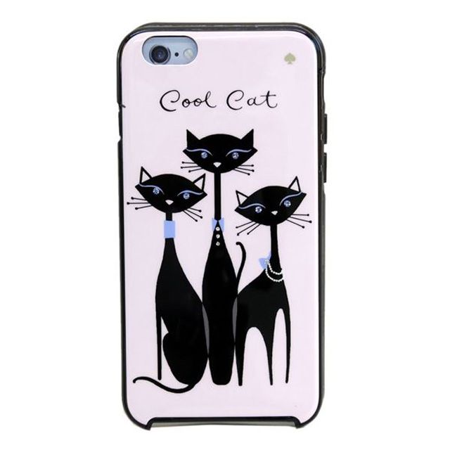 ケイトスペード kate spade NEW YORK 8ARU1578 974 Multi ビジューキャット 猫 ネコ アイフォンケース iPhone 6 Plus|6S Plus スマホカバー Jeweled Cool Cat IPhone 6plus