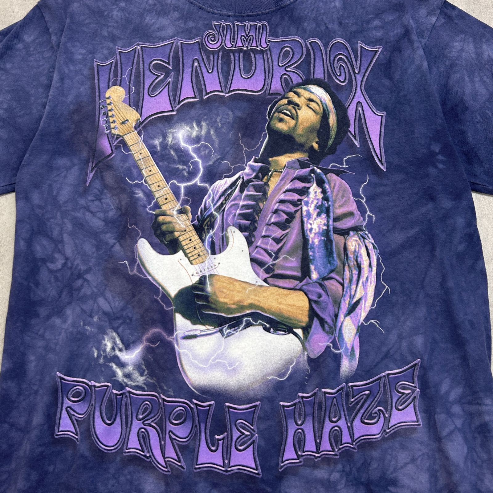 JIMI HENDRIX ジミ・ヘンドリックス PURPLE HAZE パープルヘイズ トップス 半袖Tシャツ 古着 タイダイ柄 パープル 紫 M -  メルカリ