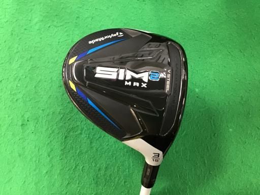 テーラーメイド SIM2 MAX 3W フェアウェイウッド FW Tour AD HD-6 フレックスS メンズ 男性用 右利き 右用 Bランク ゴルフクラブ