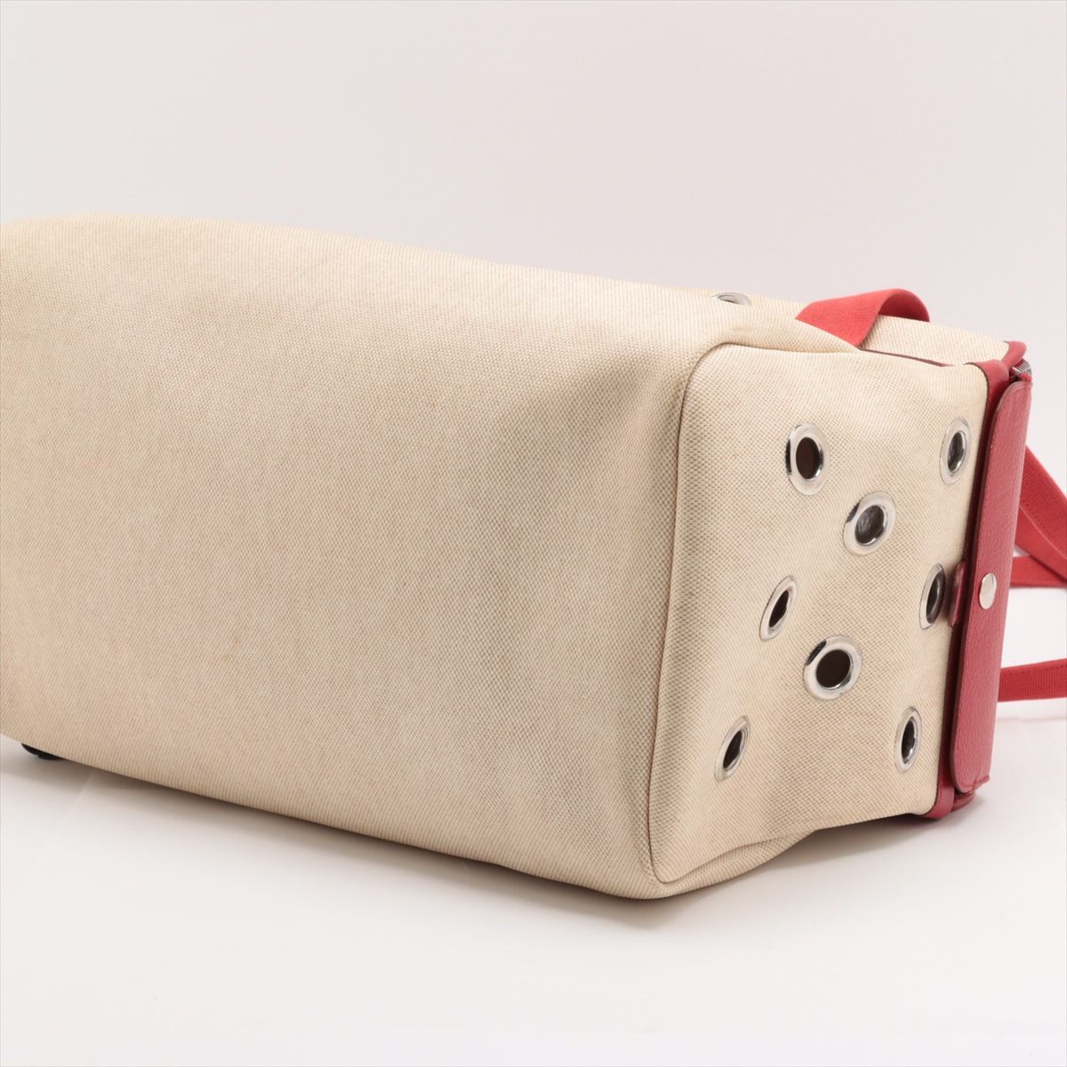 HERMES サック・ド・トランスポール・プール シアン ドッグキャリー