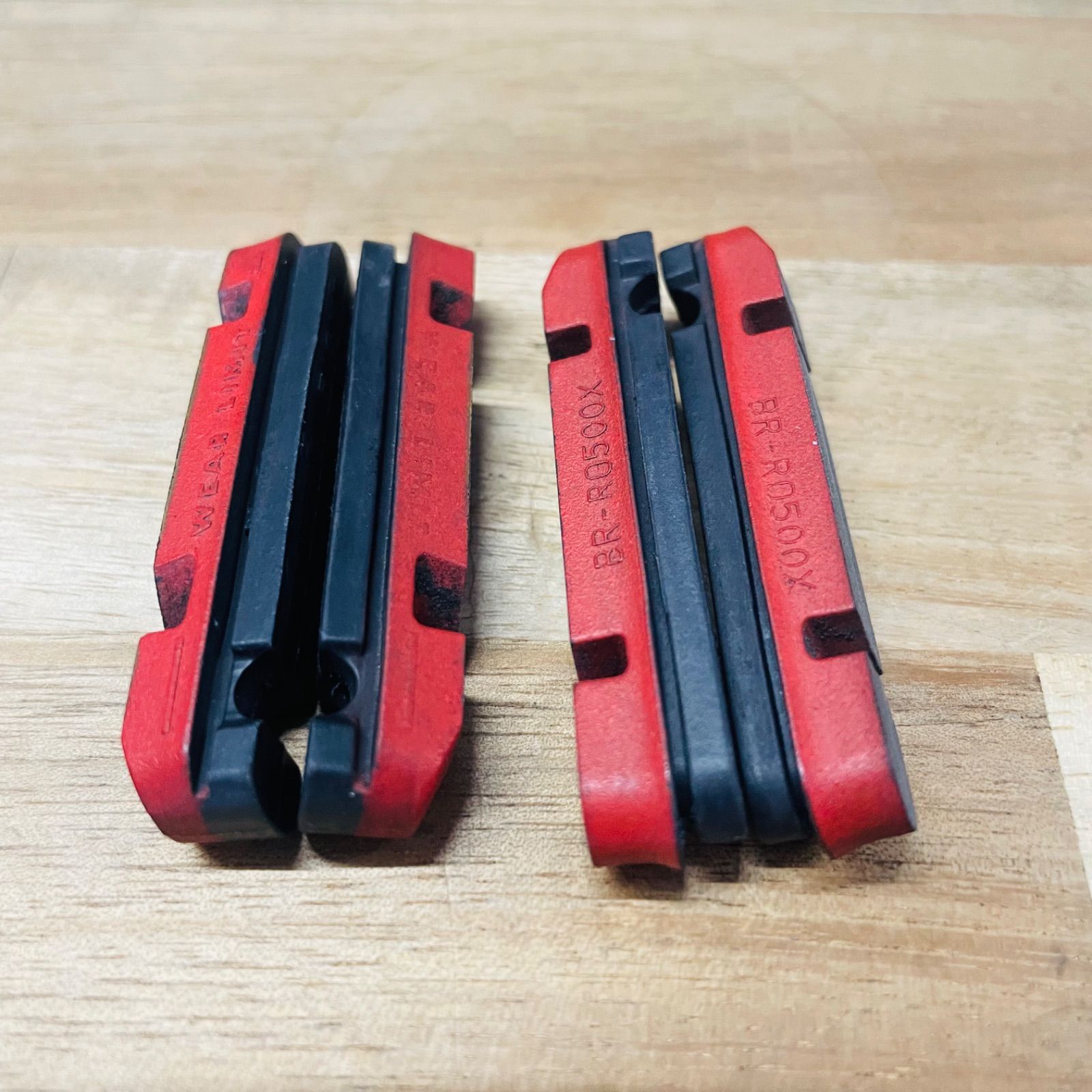 カンパ カーボンリム用 ブレーキシュー 赤 BR-R0500X ブレーキ