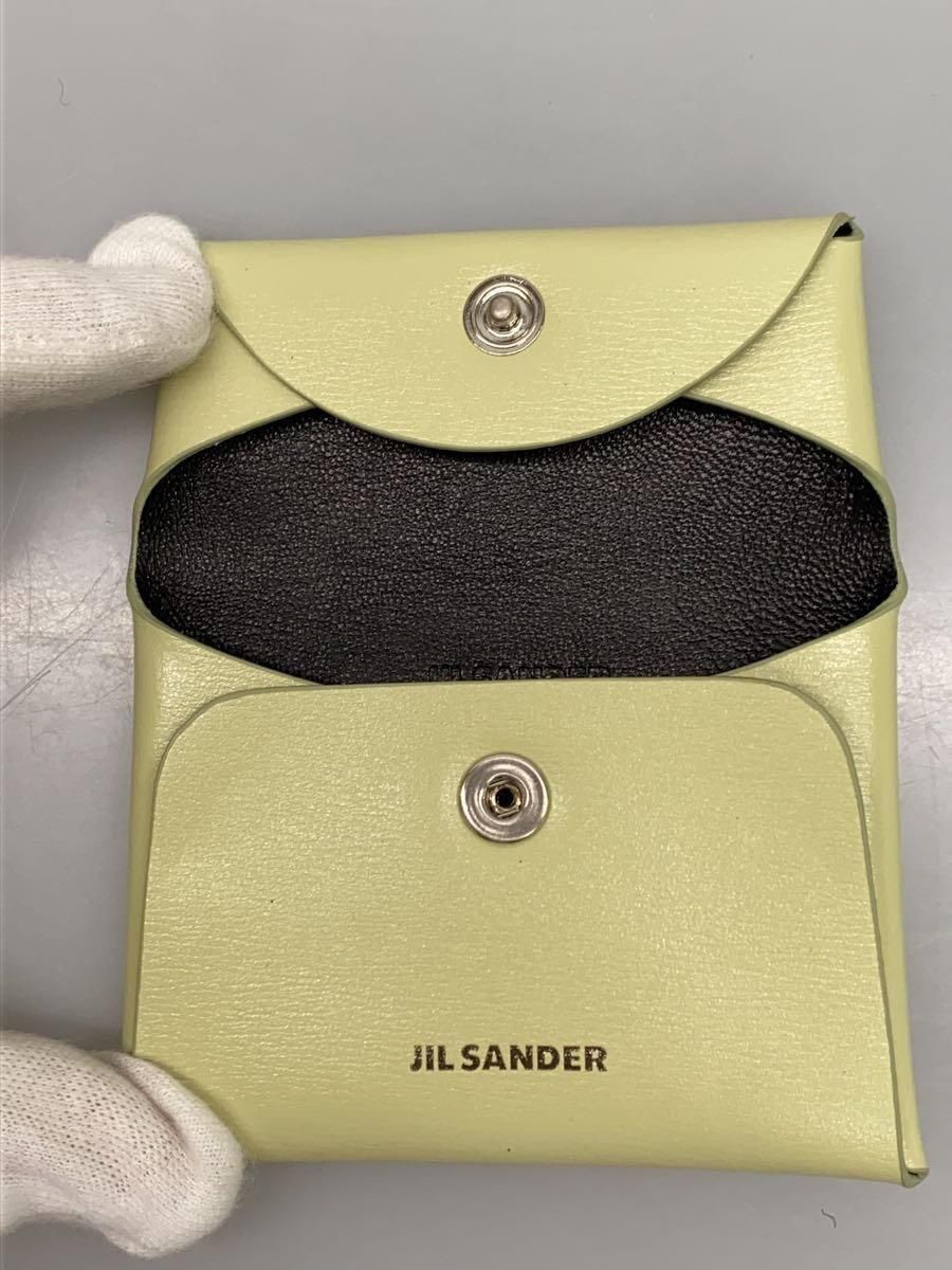 JIL SANDER コインケース レザー クリーム 無地 レディース J26UI0004