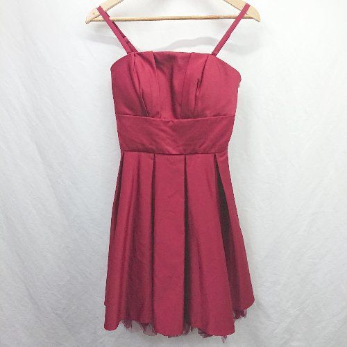 DRESS ROOM AMIドレス オレンジカラーベースのドレス地にブルーのフラワー刺繍を優しく