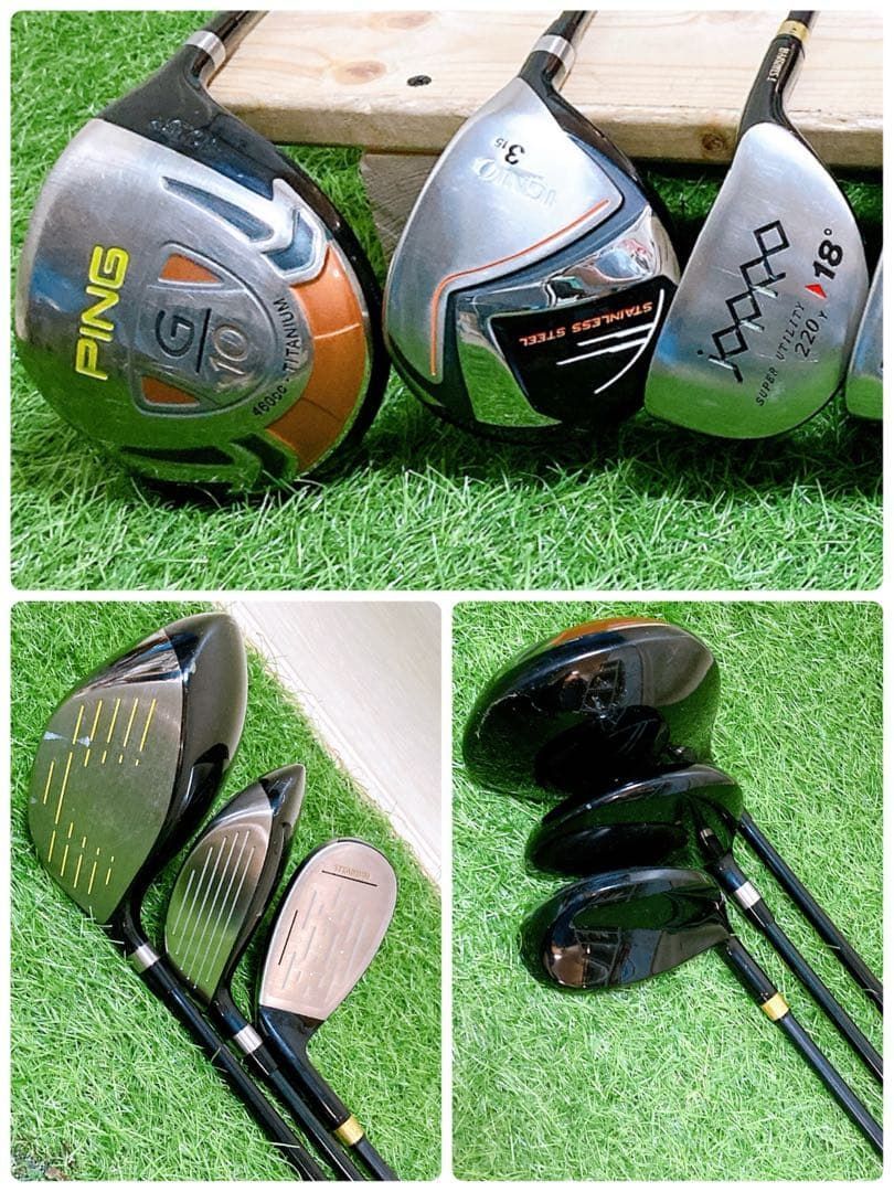 10.ピン　初心者オススメ　ゴルフクラブ　メンズセット　右利き 10.ピン 初心者オススメ ゴルフクラブ メンズセット 右利き