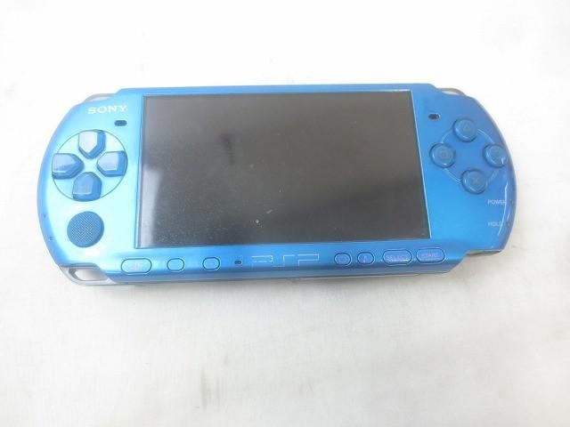 ゲーム PSP 本体 PSP3000 バイブランドブルー 動作品 本体のみ