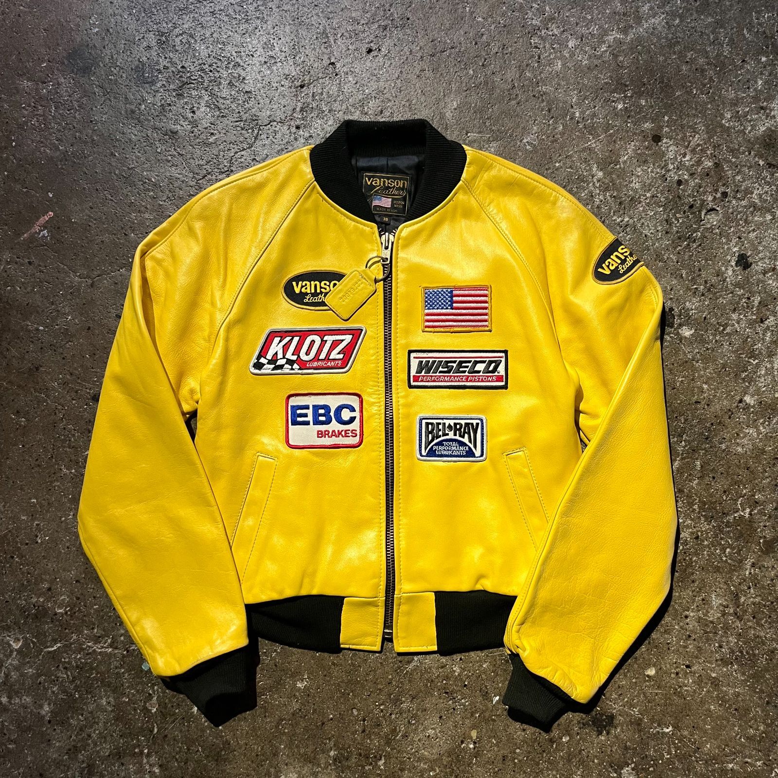 VANSON BACKDROP バックドロップ TJP レザージャケット 38 【公式通販】