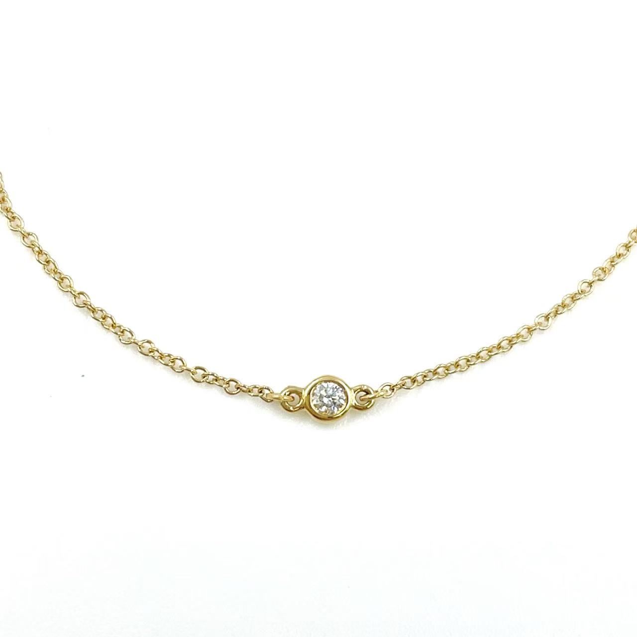 Tiffany & Co. 18K イエローゴールド バイザヤード ブレスレット TIFFANY&Co. ティファニー Tサークル ブレスレット 18金 K18