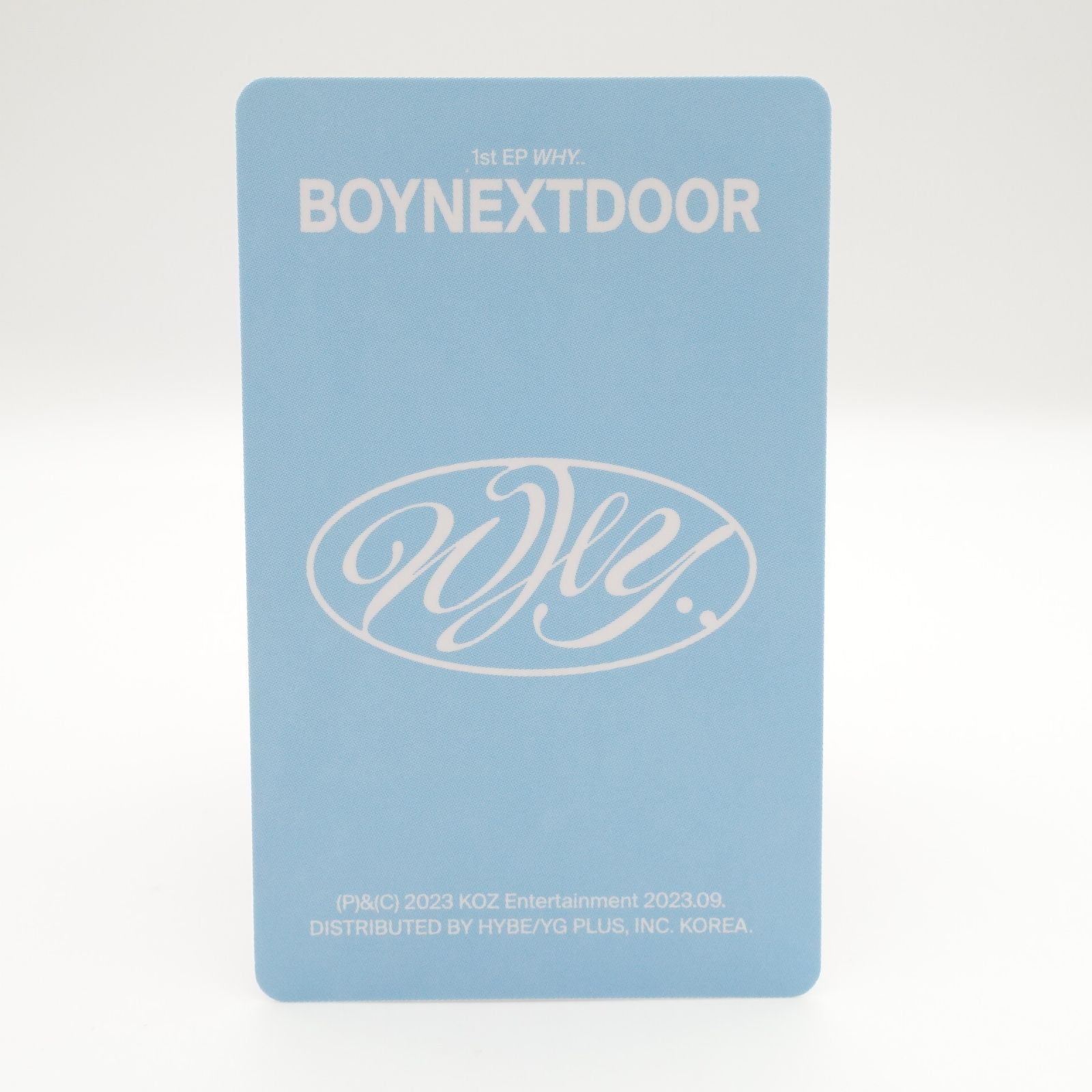 BOYNEXTDOOR ソンホ WHY.. letter ver. ホログラム Weverse