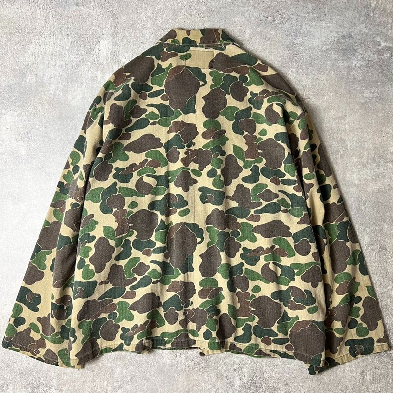 80~90s ダックハンターカモ カモフラ ジャケット ミリタリー ヴィンテージ 古着 80s Gamehide ダックハンター カモ 迷彩 防寒 防水