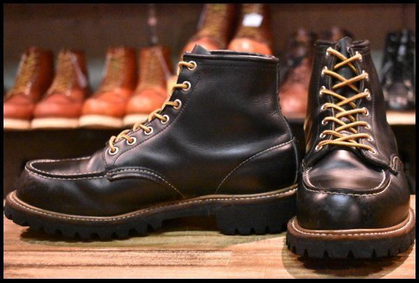 8EE 良品 羽タグ】レッドウィング 8136 ビブラム アイリッシュセッター 黒 ブラッククローム モックトゥ ブーツ redwing  HOPESMORE【EG178】 - メルカリ