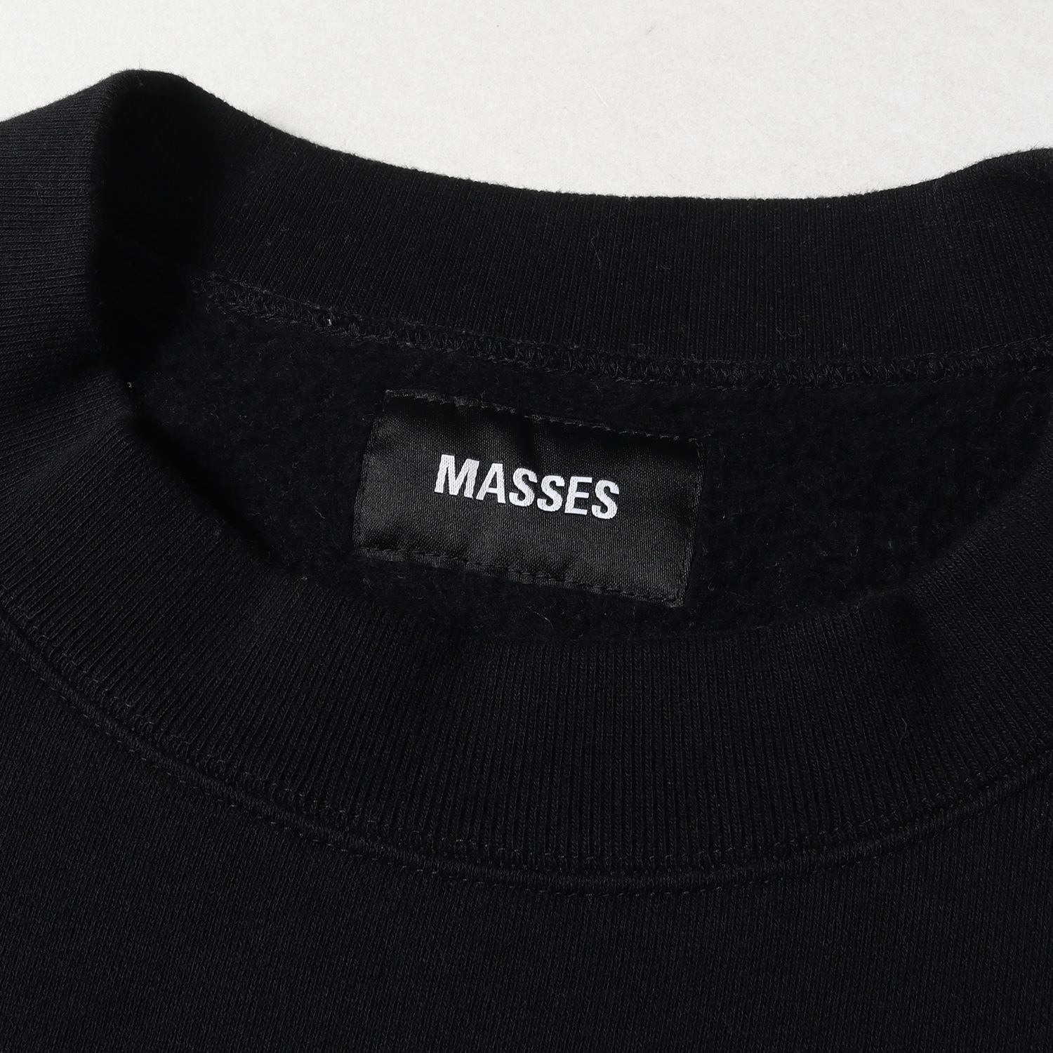 MASSES マシス スウェット サイズ:L 19AW ブランドロゴ クルーネック スウェットシャツ SWEAT CREW ブラック 黒 トップス  トレーナー【メンズ】 - メルカリ