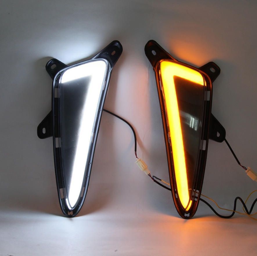 トヨタCHR日行灯 七字型 導光 2色 改造品左右2箇に適用します