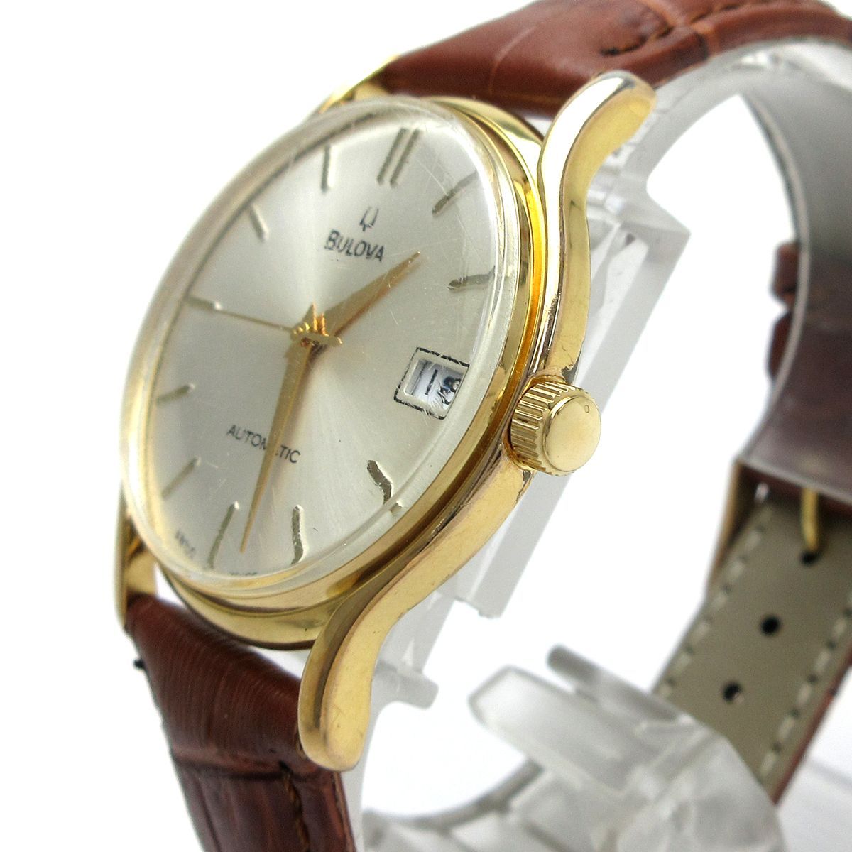 Bulova 自動巻き 腕時計 稼働品 EA311011 裏スケルトン